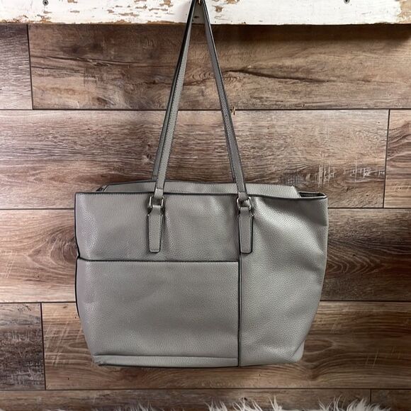 Seven Days Lifestyle and Dreams Large Shoulder Bag Vegan Gray - Picture 2 of 12